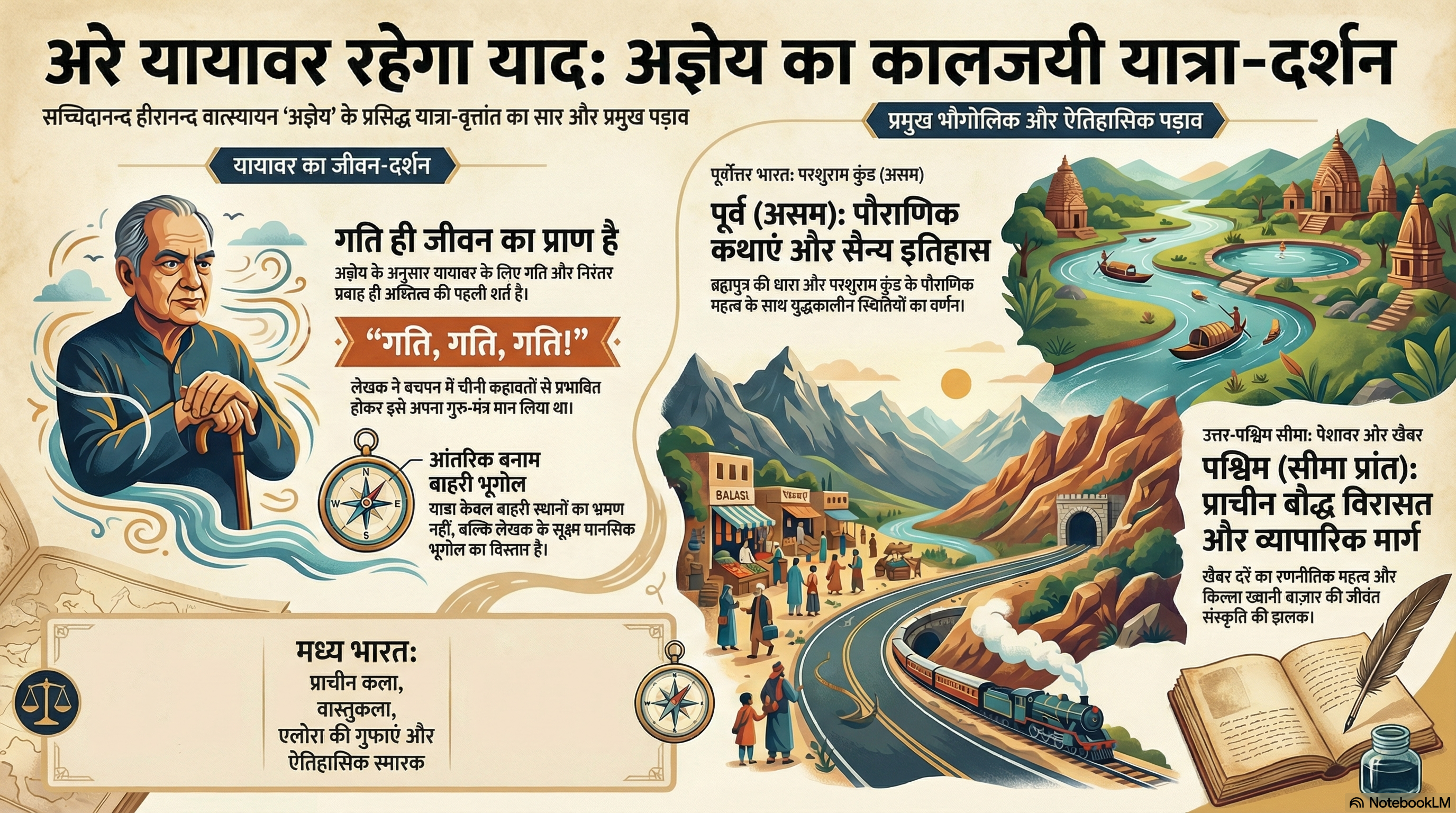 अज्ञेय का कालजयी यात्रा-दर्शन