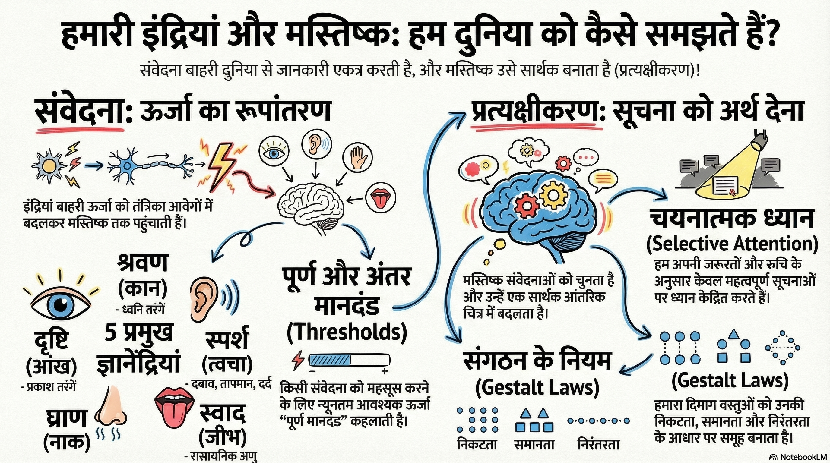 इंद्रियां और हमारा मस्तिष्क