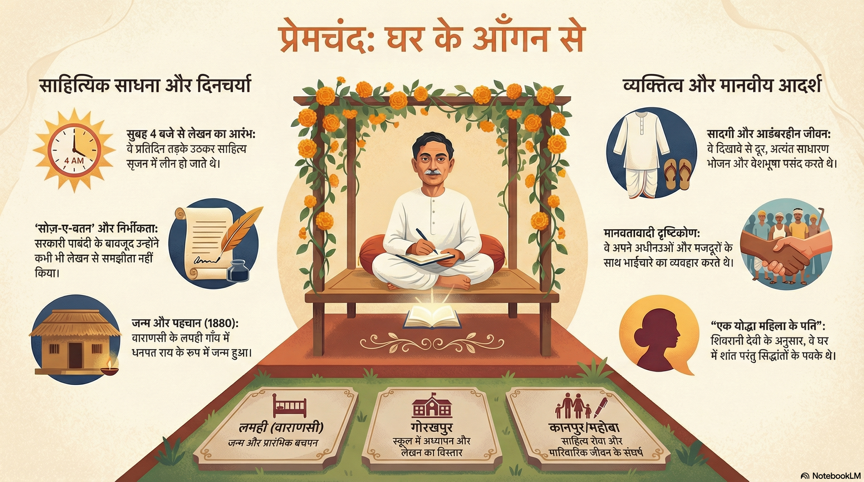 Study Material : जीवनी 'प्रेमचंद : घर में' समीक्षा और प्रश्नोत्तर | Biography 'Premchand: Ghar Par'— Review and Q&A