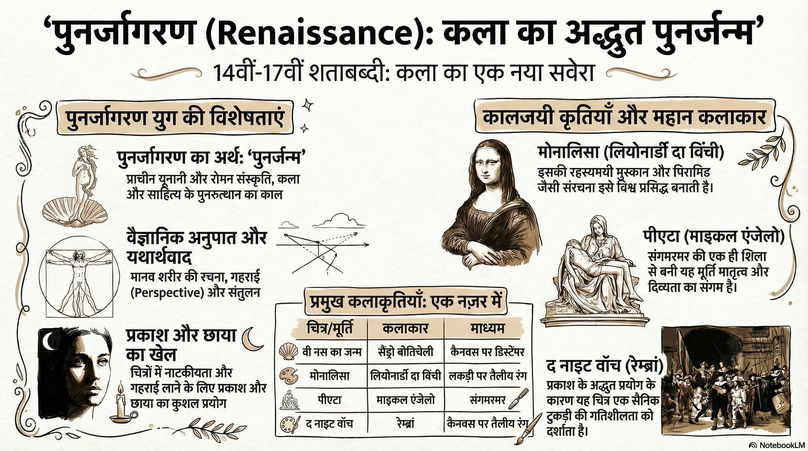 पुनर्जागरण: कला का अद्भुत पुनर्जन्म